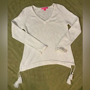 Lily Pulitzer Jody V-Neck Long Sleeves Sweater Size M